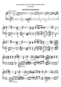Marche d'hommage, Huldigungsmarsch - Franz Liszt